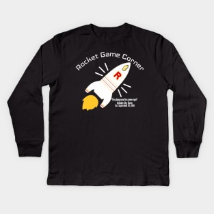 Rocket Game Corner Kids Long Sleeve T-Shirt